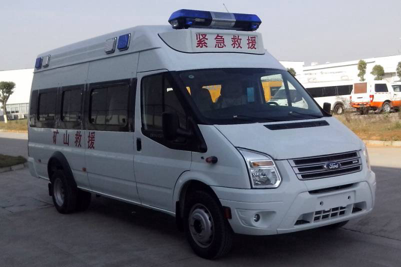 福特新世代全顺加长轴矿山救护车